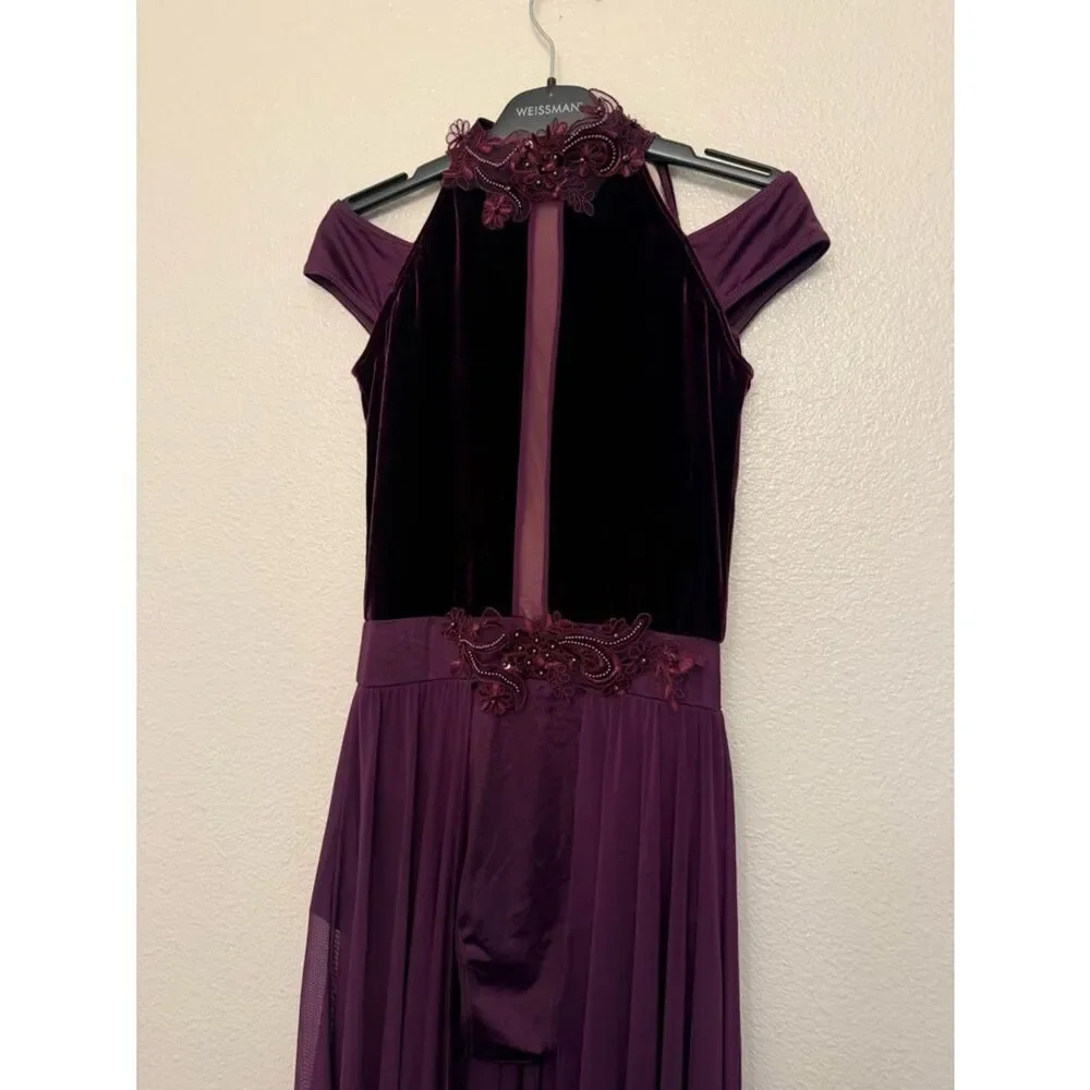 Weissman dance costum purple